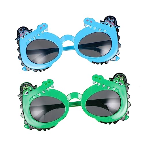 minkissy 2 Paare Sonnenbrillen für UV lustig karnevalskostüme faschingskostüme kindergeschenke schnapsgläser Mode Sonnenbrillen streich Stk Blue von minkissy