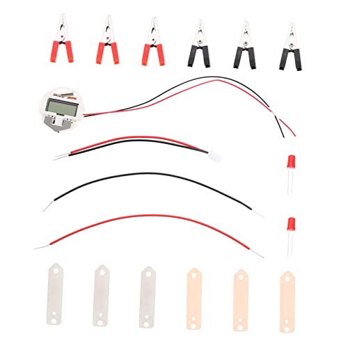 minkissy Fruchtbatterie Experimentierkit 2 Satz für Kinder Kartoffel Batterie Projekt Kit Wissenschaftliches Spielzeug zur Stromerzeugung und Physik Experimente von minkissy