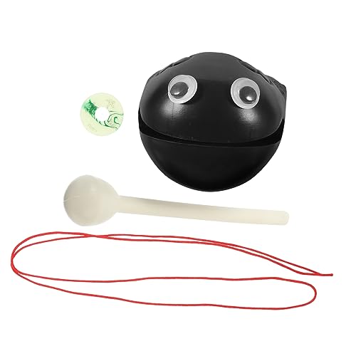 minkissy 2 Sätze Handgefertigtes Kleine Holzfisch Percussioninstrumente aus Strapazierfähigem Kunststoff Vielseitiges Musikspielzeug und Entspannungshelfer für Büro Yoga und von minkissy