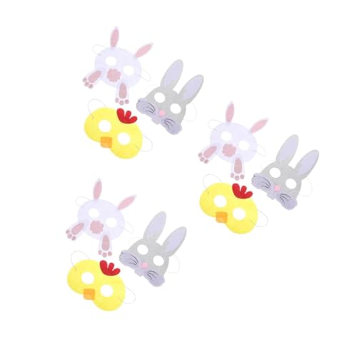 minkissy 2 Sätze Maske Kostümzubehör Zu Ostern Osterpartyzubehör Gastgeschenke Für Ostern Kaninchen-cosplay Cosplay-kostüm-stütze Filzstoff 3 Stück * 2 minkissy 2 Sätze Maske Kostümzubehör Zu Ostern Osterpartyzubehör Gastgeschenke Für Ostern Kaninchen-cosplay Cosplay-kostüm-stütze Filzstoff 3 Stück * 2 von minkissy