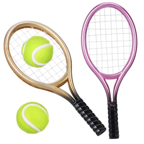 minkissy 2 Sätze Mini Tennis mit Zwei Miniatur Tennisschlägern und Bällen Dekorative Accessoires für Puppenhäuser Zufällige Farben für DIY Fans und Fotografie Requisiten Zufällige Farbe minkissy 2 Sätze Mini Tennis mit Zwei Miniatur Tennisschlägern und Bällen Dekorative Accessoires für Puppenhäuser Zufällige Farben für DIY Fans und Fotografie Requisiten Zufällige Farbe von minkissy