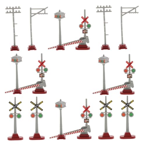 minkissy 2 Sätze Präzise Sandtisch Zubehör Miniatur Verkehrszeichen und für Modelleisenbahnen und Spielzeugzüge minkissy 2 Sätze Präzise Sandtisch Zubehör Miniatur Verkehrszeichen und für Modelleisenbahnen und Spielzeugzüge von minkissy