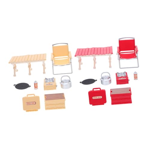 minkissy 2 Sätze Puppenhaus Zubehör für Rollenspiele Miniatur Outdoor Picknick Set für Drinnen und Draußen minkissy 2 Sätze Puppenhaus Zubehör für Rollenspiele Miniatur Outdoor Picknick Set für Drinnen und Draußen von minkissy