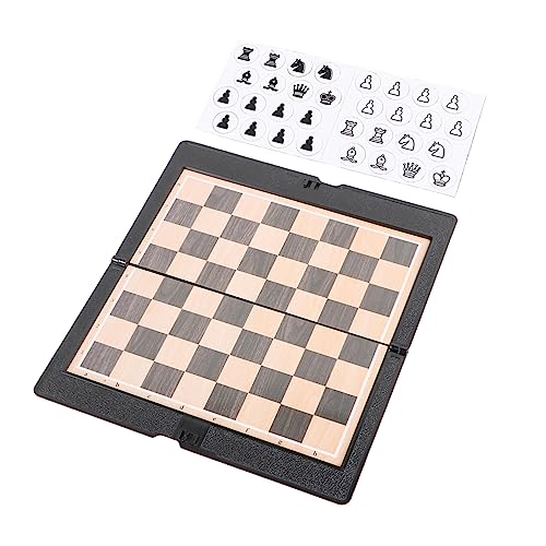 minkissy 2 Satz Faltbares Magnetisches Schachspiel Set Pack Tragbares Reisebrettspiel für Erwachsene für Partys und Familienspiele Kompakt und Leicht für Unterwegs von minkissy