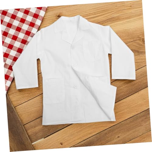 minkissy 2 Sets Laborkittel Halloween Kostüme Wissenschaftler Verkleidung Wissenschafts Laborkittel Wissenschaftler Kittel Kostüm Arzt Outfit Arzt Kleidung von minkissy