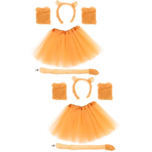 minkissy 2 Sets Stirnband Für Partykostüm Tier Tutu Rock Stirnband Und Cosplay Stirnband Halloween Stirnbänder Cosplay Requisite von minkissy