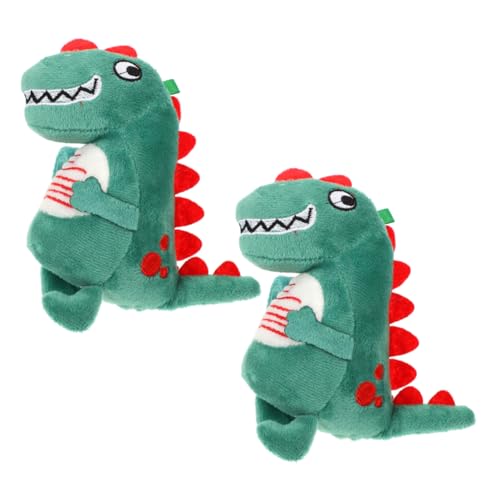 minkissy 2 Stck Plüsch Dinosaurier Schnapparmbänder Süße Slap Armbänder für Accessoire für Partys und Feiertage von minkissy