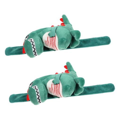minkissy 2 Stck Plüsch Tier Slap Armbänder Niedliche Dinosaurier Schnapparmbänder für Partygeschenke und Sicher und Komfortabel für Kleinen minkissy 2 Stck Plüsch Tier Slap Armbänder Niedliche Dinosaurier Schnapparmbänder für Partygeschenke und Sicher und Komfortabel für Kleinen von minkissy
