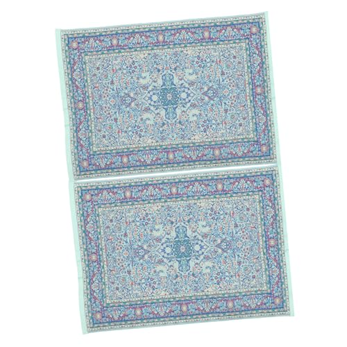minkissy 2 Stück Blumenteppiche Mit Stoff Teppiche Rechteck Spiel Für Accessoires Miniatur Dekoration Dekor Winzige Pretend Puppe Vintage Bodenmöbel Mädchen minkissy 2 Stück Blumenteppiche Mit Stoff Teppiche Rechteck Spiel Für Accessoires Miniatur Dekoration Dekor Winzige Pretend Puppe Vintage Bodenmöbel Mädchen von minkissy