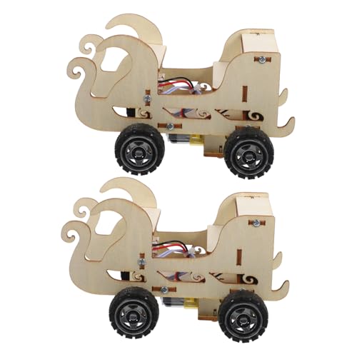 minkissy 2 Stück DIY Stem Bausatz für Sprachgesteuertes Holzauto Modell Interaktives Lernspielzeug für Wissenschaft Technik und Experimentieren minkissy 2 Stück DIY Stem Bausatz für Sprachgesteuertes Holzauto Modell Interaktives Lernspielzeug für Wissenschaft Technik und Experimentieren von minkissy