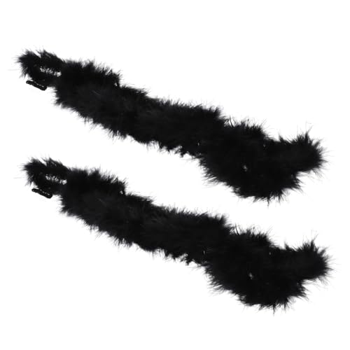 minkissy 2 Stück Dekorative für Federstreifen Truthahn trimmen Truthahn Flauschige Boa Federboa für Festliche Truthahndekoration Plume Boa für Kostüme Truthahnfedern Black minkissy 2 Stück Dekorative für Federstreifen Truthahn trimmen Truthahn Flauschige Boa Federboa für Festliche Truthahndekoration Plume Boa für Kostüme Truthahnfedern Black von minkissy