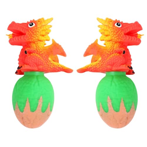 minkissy 2 Stück Dinosaurier Eier für Lustige Simulation Stressabbauendes Knetspielzeug mit Elastischem Kunststoff zum Drücken und Zufälliger Stil minkissy 2 Stück Dinosaurier Eier für Lustige Simulation Stressabbauendes Knetspielzeug mit Elastischem Kunststoff zum Drücken und Zufälliger Stil von minkissy
