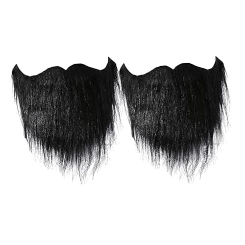 minkissy 2 Stück EIN lustiger falscher Bart falscher Bart und Schnurrbart Bartzubehör für Männer Schnurrbart gefälscht Halloween-Bärte künstliche Schnurrbärte Kostüm Schnurrbart Gummi Black minkissy 2 Stück EIN lustiger falscher Bart falscher Bart und Schnurrbart Bartzubehör für Männer Schnurrbart gefälscht Halloween-Bärte künstliche Schnurrbärte Kostüm Schnurrbart Gummi Black von minkissy