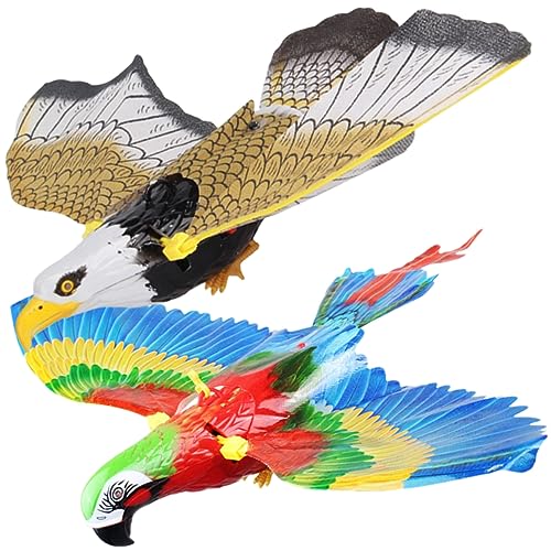 minkissy 2 Stück Elektronische Vogelspielzeuge für Adorable Eagle und Papagei Sicher und Gesund Fördert und Kreativität für Drinnen und Draußen minkissy 2 Stück Elektronische Vogelspielzeuge für Adorable Eagle und Papagei Sicher und Gesund Fördert und Kreativität für Drinnen und Draußen von minkissy