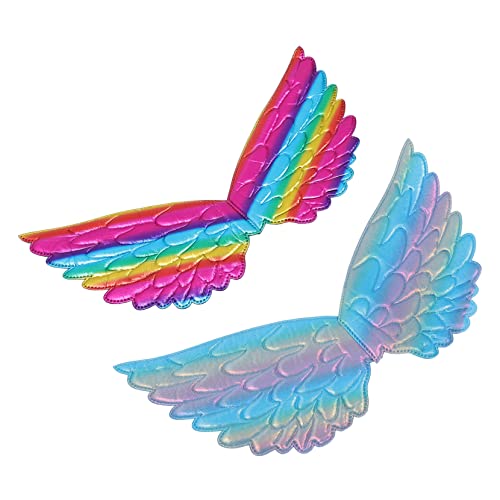 minkissy 2 Stück Engelsflügel Teiliges Bunte Cosplay Kostüm Flügel für Karneval Fasching Bühne Leicht mit Trägern Geeignet für Mädchen Party Fest minkissy 2 Stück Engelsflügel Teiliges Bunte Cosplay Kostüm Flügel für Karneval Fasching Bühne Leicht mit Trägern Geeignet für Mädchen Party Fest von minkissy