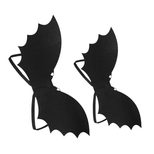 minkissy 2 Stück Fledermausflügel Cosplay Kostüm aus Vliesstoff für Halloween Geburtstagsfeiern und Tier Themen Events Einfach zu Tragen für Jungen und Mädchen minkissy 2 Stück Fledermausflügel Cosplay Kostüm aus Vliesstoff für Halloween Geburtstagsfeiern und Tier Themen Events Einfach zu Tragen für Jungen und Mädchen von minkissy