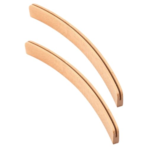 minkissy 2 Stück Gebogener Holz Spielkartenhalter Stabiles Kartenhalter Organizer für Bridge und Poker Passend für Verschiedene Kartengrößen Zuverlässiger Stand für Familien von minkissy