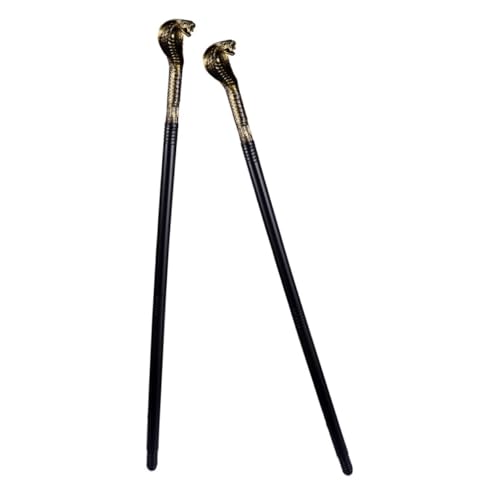 minkissy 2 Stück Goldenes Schlangenkopfzepter Halloween-Cosplay-stütze Goldenes Königszepter Für Kostüm Zepterspielzeug Gehstöcke Stock Plastik minkissy 2 Stück Goldenes Schlangenkopfzepter Halloween-Cosplay-stütze Goldenes Königszepter Für Kostüm Zepterspielzeug Gehstöcke Stock Plastik von minkissy