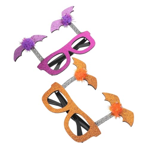 minkissy 2 Stück Halloween Bat Brillenrahmen für Kostümparty Lustige Partybrille für Halloween Fasching und Karneval für Erwachsene minkissy 2 Stück Halloween Bat Brillenrahmen für Kostümparty Lustige Partybrille für Halloween Fasching und Karneval für Erwachsene von minkissy