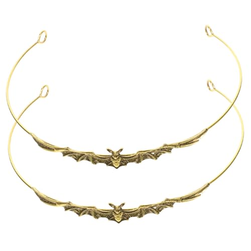 minkissy 2 Stück Halloween Haarreifen Metall Bat Crown Haarschmuck für Frauen Vintage Party Stirnband mit Funkelnden Strasssteinen Kostümzubehör für Halloween Karneval und Cosplay minkissy 2 Stück Halloween Haarreifen Metall Bat Crown Haarschmuck für Frauen Vintage Party Stirnband mit Funkelnden Strasssteinen Kostümzubehör für Halloween Karneval und Cosplay von minkissy