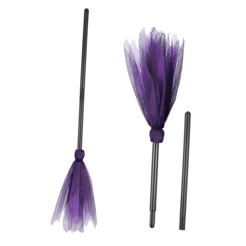 minkissy 2 Stück Halloween Hexenbesen Dekorativer Hexenzauberbesen für Erwachsene Langlebige Cosplay Requisite für Halloween Kostüm Party und Maskerade minkissy 2 Stück Halloween Hexenbesen Dekorativer Hexenzauberbesen für Erwachsene Langlebige Cosplay Requisite für Halloween Kostüm Party und Maskerade von minkissy