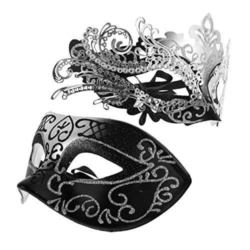 minkissy 2 Stück Halloween Maske für Maskenball Dekorative Party Maske Design für Karneval und Festivals Sicher und Langlebig für Kostümpartys und Cosplay minkissy 2 Stück Halloween Maske für Maskenball Dekorative Party Maske Design für Karneval und Festivals Sicher und Langlebig für Kostümpartys und Cosplay von minkissy