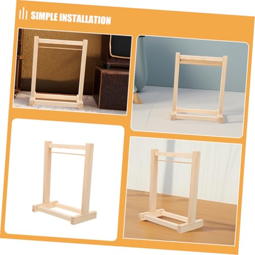 minkissy 2 Stück Holz Kleiderständer für Puppen Miniatur Kleidungstrockner Robustes Holz für Puppenhaus Zubehör Vielseitig Einsetzbar für Verschiedene Puppenkleider minkissy 2 Stück Holz Kleiderständer für Puppen Miniatur Kleidungstrockner Robustes Holz für Puppenhaus Zubehör Vielseitig Einsetzbar für Verschiedene Puppenkleider von minkissy