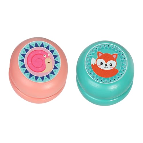 minkissy 2 Stück Holz Yo yo mit Niedlichen Cartoon Tiermotiven Snail und Fox Pädagogisches Holzspielzeug Hand Augen koordination Tragbares Geschenk für Ab Jahren minkissy 2 Stück Holz Yo yo mit Niedlichen Cartoon Tiermotiven Snail und Fox Pädagogisches Holzspielzeug Hand Augen koordination Tragbares Geschenk für Ab Jahren von minkissy