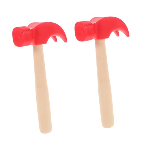minkissy 2 Stück Holzhammer Teiliges Simulation Hammer Lernspielzeug für Jungen Mädchen Feinmotorik und Hand Auge Koordination minkissy 2 Stück Holzhammer Teiliges Simulation Hammer Lernspielzeug für Jungen Mädchen Feinmotorik und Hand Auge Koordination von minkissy