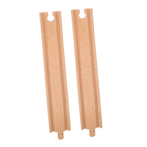 minkissy 2 Stück Holzschienen Teiliges Kindereisenbahn Set aus Sicherem Holz Kompatibel mit Gängigen Holzeisenbahnen Fördert Kreativität und Motorische Fähigkeiten für Jungen und Mädchen minkissy 2 Stück Holzschienen Teiliges Kindereisenbahn Set aus Sicherem Holz Kompatibel mit Gängigen Holzeisenbahnen Fördert Kreativität und Motorische Fähigkeiten für Jungen und Mädchen von minkissy