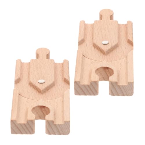minkissy 2 Stück Holzschienen Zubehör Teiliges für DIY Zugspielzeug Kompatibel mit Holzeisenbahn Fördert Kreativität Hand Auge Koordination für Jungen und Mädchen Flexible Gleisgestaltung minkissy 2 Stück Holzschienen Zubehör Teiliges für DIY Zugspielzeug Kompatibel mit Holzeisenbahn Fördert Kreativität Hand Auge Koordination für Jungen und Mädchen Flexible Gleisgestaltung von minkissy