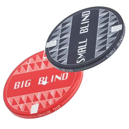 minkissy 2 Stück Keramische Poker Guard Dealer Button für Poker Spiele Große Kleine Blinds Hochwertiges Zubehör für Turniere und Partys minkissy 2 Stück Keramische Poker Guard Dealer Button für Poker Spiele Große Kleine Blinds Hochwertiges Zubehör für Turniere und Partys von minkissy