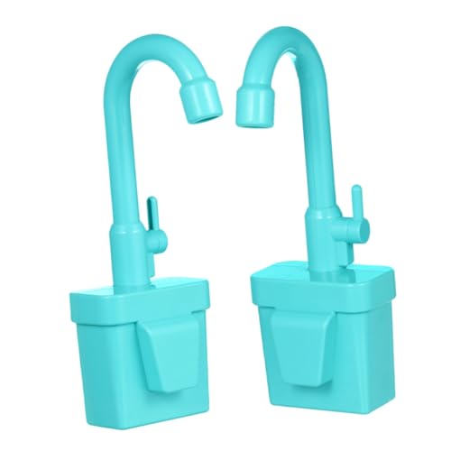 minkissy 2 Stück Kinderküche Spielküche Wasserhahn Ersatz Teiliges Wasserpumpe Spüle Zubehör für Realistisches Rollenspiel und Praktische Lernförderung von minkissy