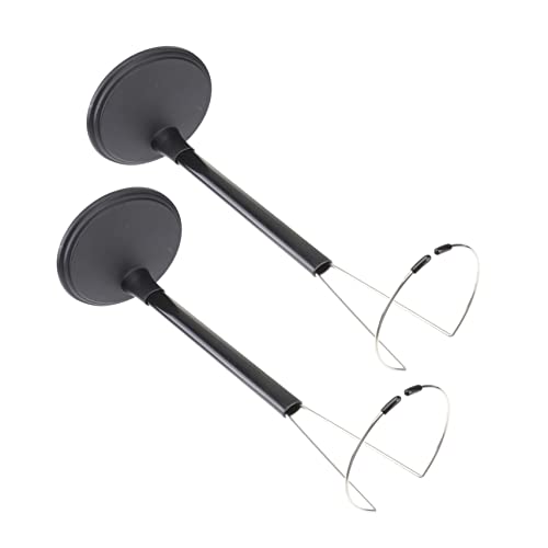 minkissy 2 Stück Kreativer Puppenständer Tragbarer Spielzeughalter für Modepuppen Schwarzes Aufbewahrungsregal für Große Puppen Leicht und Stabil für Zuhause und Geschäfte von minkissy