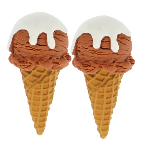 minkissy 2 Stück Künstliche Eiscreme Deko Realistische Eistüten Modelle für Fotorequisiten Laden und Partydekoration Lebensechte Künstliche Dessertfiguren Schokoladenfarbe minkissy 2 Stück Künstliche Eiscreme Deko Realistische Eistüten Modelle für Fotorequisiten Laden und Partydekoration Lebensechte Künstliche Dessertfiguren Schokoladenfarbe von minkissy