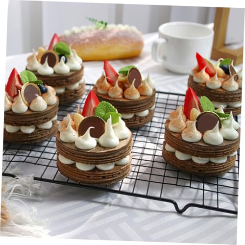 minkissy 2 Stück Künstliche Kuchenmodelle Teiliges Realistische Mini Dessertdeko für Hochzeit Fotografie Tischdekoration Braun Leichte Langlebige Deko für Zuhause Party von minkissy