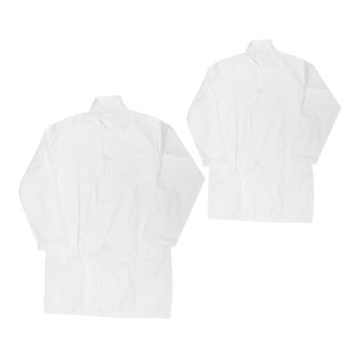 minkissy 2 Stück Laborkittel Atmungsaktive Wissenschafts Experiment Rollenspiel Accessoires für Halloween für Unisex für Partys Cosplay minkissy 2 Stück Laborkittel Atmungsaktive Wissenschafts Experiment Rollenspiel Accessoires für Halloween für Unisex für Partys Cosplay von minkissy