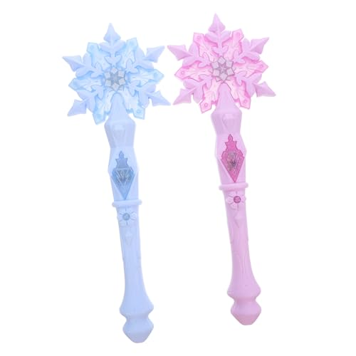minkissy 2 Stück Leuchtender Schneeflocken-zauberstab Bunte Fee Stäbe für Party Favor Cosplay Bühnenauftritte Spielerisches für Mädchen Blau minkissy 2 Stück Leuchtender Schneeflocken-zauberstab Bunte Fee Stäbe für Party Favor Cosplay Bühnenauftritte Spielerisches für Mädchen Blau von minkissy