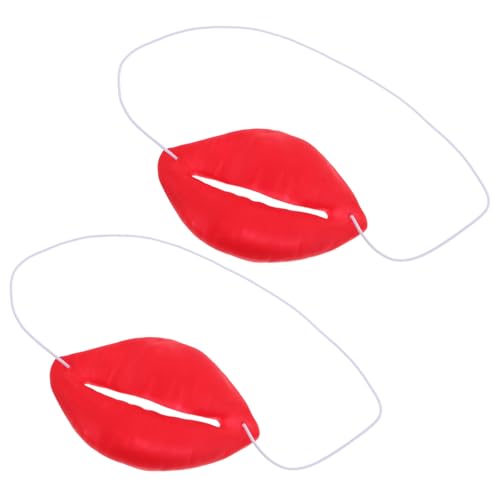 minkissy 2 Stück Lustiger Mund Partyzubehör für Halloween Halloween-Cosplay-Requisiten Halloween-Maskerade-Cosplay Wurst Mund Maskerade Cosplay -Partyzubehör Gummi rot minkissy 2 Stück Lustiger Mund Partyzubehör für Halloween Halloween-Cosplay-Requisiten Halloween-Maskerade-Cosplay Wurst Mund Maskerade Cosplay -Partyzubehör Gummi rot von minkissy