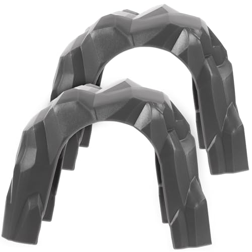 minkissy 2 Stück Lustiges Höhlenmodell Tunnel für Dekorativer Zugtunnel aus Robustem Material für Garten und Spielzimmer für Kreative Spiele und Simulationen von minkissy