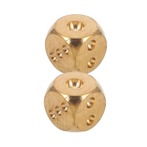 minkissy 2 Stück Messing Würfel Solide Metal Dice für Mahjong Pub Bar Unterhaltung Hochwertige Spielwürfel für Partys und Spieleabende minkissy 2 Stück Messing Würfel Solide Metal Dice für Mahjong Pub Bar Unterhaltung Hochwertige Spielwürfel für Partys und Spieleabende von minkissy