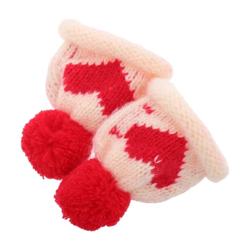 minkissy 2 Stück Mini Gestrickte Hüte Handgemachte Topper für Weinflaschen und Kleine Bären Niedliche DIY Weihnachtsdekorationen Vielseitig für Festliche Anlässe minkissy 2 Stück Mini Gestrickte Hüte Handgemachte Topper für Weinflaschen und Kleine Bären Niedliche DIY Weihnachtsdekorationen Vielseitig für Festliche Anlässe von minkissy