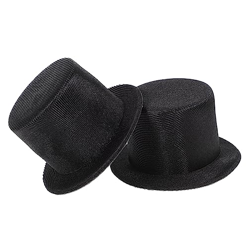 minkissy 2 Stück Mini Top Hats Kleine Schwarze Miniatur Hüte für Diy Schneemann Puppendeko Weihnachtsfest Zubehör Handgefertigt minkissy 2 Stück Mini Top Hats Kleine Schwarze Miniatur Hüte für Diy Schneemann Puppendeko Weihnachtsfest Zubehör Handgefertigt von minkissy