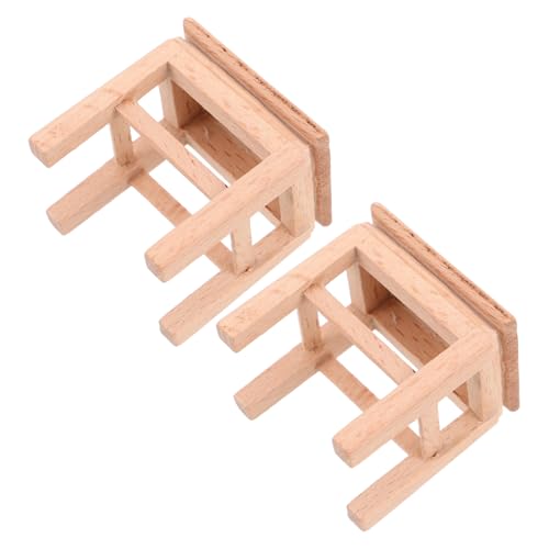 minkissy 2 Stück Miniatur Puppenhaus Möbel Holz Hocker Modell Stabiles Design Kompakte Eleganter Minimalistischer Stil für Puppenhaus Zubehör und Dekoration minkissy 2 Stück Miniatur Puppenhaus Möbel Holz Hocker Modell Stabiles Design Kompakte Eleganter Minimalistischer Stil für Puppenhaus Zubehör und Dekoration von minkissy