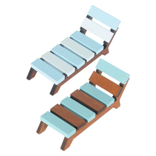 minkissy 2 Stück Miniatur Puppenhaus Möbel Mini Holz Strand Liegestuhl Micro Landschaft Deko Leicht Kompakt Stabil Für Spiel Desktop Ornament minkissy 2 Stück Miniatur Puppenhaus Möbel Mini Holz Strand Liegestuhl Micro Landschaft Deko Leicht Kompakt Stabil Für Spiel Desktop Ornament von minkissy
