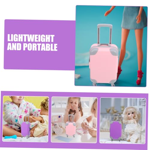 minkissy 2 Stück Miniatur Puppenkoffer Realistisch Gestaltete Puppenhaus Reisetaschen Tragbare Aufbewahrung Robust und Modisch für Junge Mädchen minkissy 2 Stück Miniatur Puppenkoffer Realistisch Gestaltete Puppenhaus Reisetaschen Tragbare Aufbewahrung Robust und Modisch für Junge Mädchen von minkissy