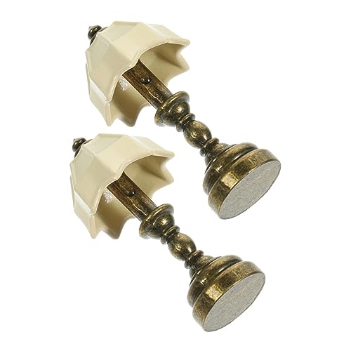 minkissy 2 Stück Miniatur Tischlampe Vintage LED Beleuchtung für Puppenhäuser Dekorative Mini Lampe für DIY Projekte Realistische Nachttischleuchte für Miniatur Szenen minkissy 2 Stück Miniatur Tischlampe Vintage LED Beleuchtung für Puppenhäuser Dekorative Mini Lampe für DIY Projekte Realistische Nachttischleuchte für Miniatur Szenen von minkissy