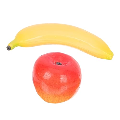 minkissy 2 Stück Musikinstrument Obst Shaker Leichtes Percussion Früchte Maracas für Früherziehung und Hand Auge Koordination Sicheres Material Kompakt und Tragbar von minkissy