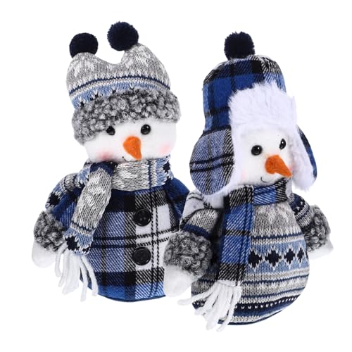 minkissy 2 Stück Niedliche Weihnachts Schneemann Deko aus Handgefertigte Xmas Figuren für Tisch Sofa und Regal Charmante Winter Ornamente als und Festliche Wohnaccessoires minkissy 2 Stück Niedliche Weihnachts Schneemann Deko aus Handgefertigte Xmas Figuren für Tisch Sofa und Regal Charmante Winter Ornamente als und Festliche Wohnaccessoires von minkissy