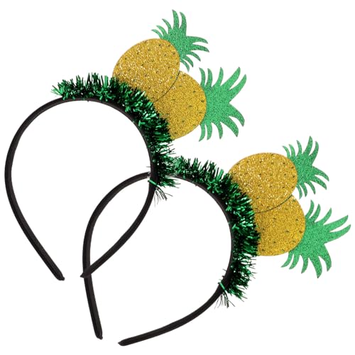 minkissy 2 Stück Obst Stirnband Ananas Haarreifen Haarband mit Lametta Hawaii Kopfbedeckung Haarschmuck für Kinder Tropischen Luau Kostüm Party Liefert minkissy 2 Stück Obst Stirnband Ananas Haarreifen Haarband mit Lametta Hawaii Kopfbedeckung Haarschmuck für Kinder Tropischen Luau Kostüm Party Liefert von minkissy